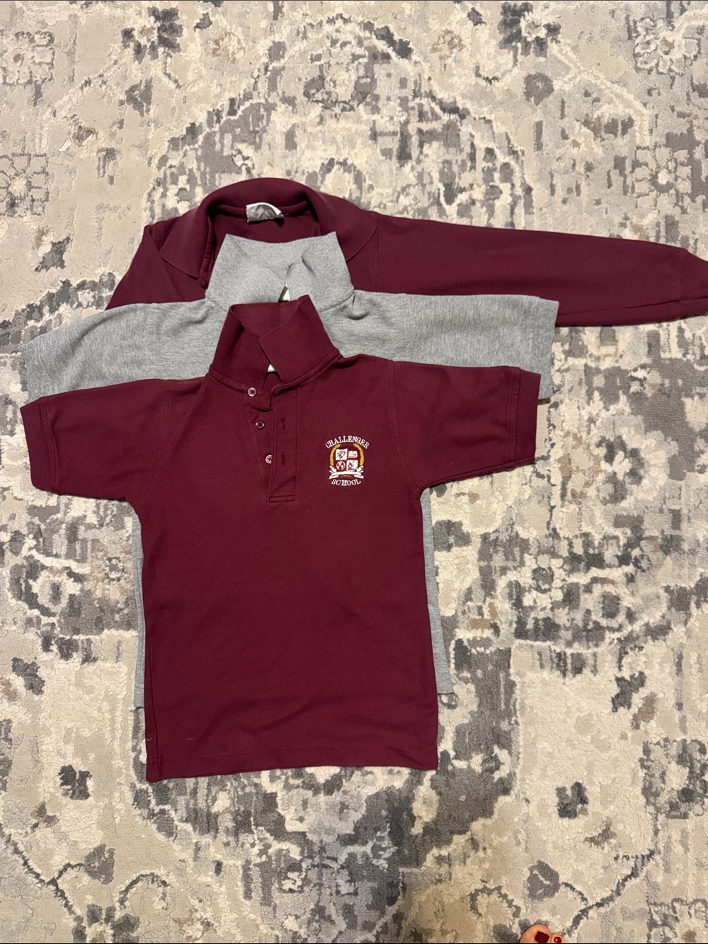Challenger school uniform polo shirt